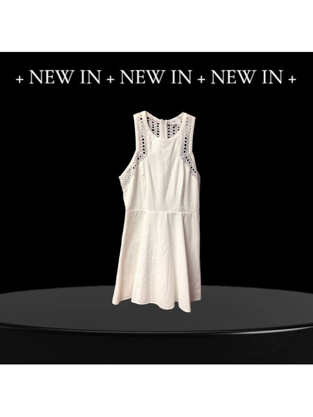 American Eagle Elegant White Sleeveless Dress